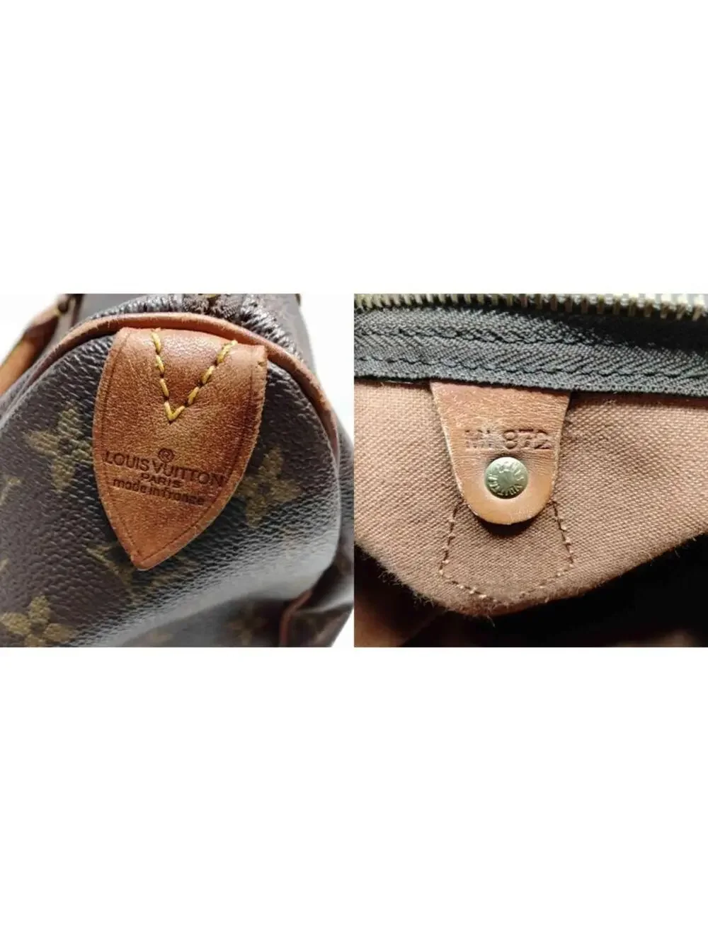 $1490 1987 Louis Vuitton Monogram Speedy 25 MI872